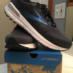 Mens Brooks Addiction GTS 15 Size 11.5 Medium Brand New Black/Blue